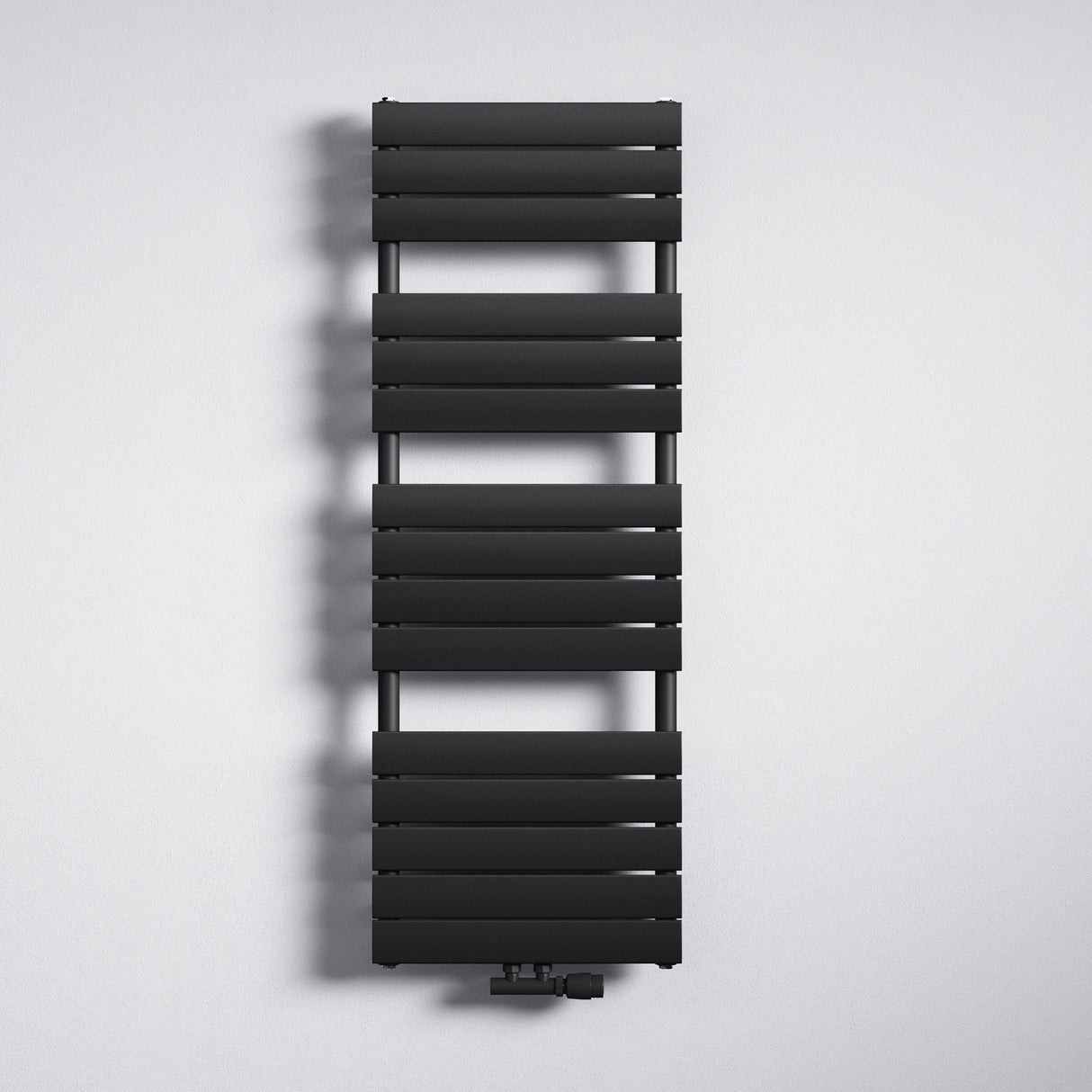 glasvilla Radiateur de Salle de Bain Raccordement Latéral Plat et Raccordement Central Radiateur Panneau Chauffe-Serviettes Horizontal FH