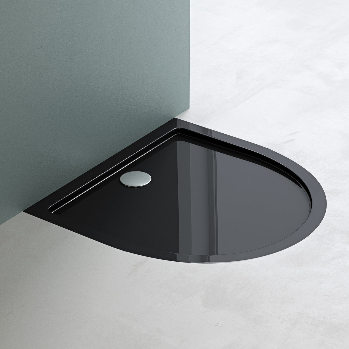 glasvilla Duschtasse Duschwanne de Acrílico Forma: Semicírculo Faro4