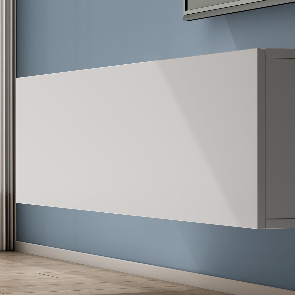 glasvilla mesa de televisión mueble de televisión armario con asa oculta y cierre suave mueble bajo armario colgante para sala de estar mueble de televisión02