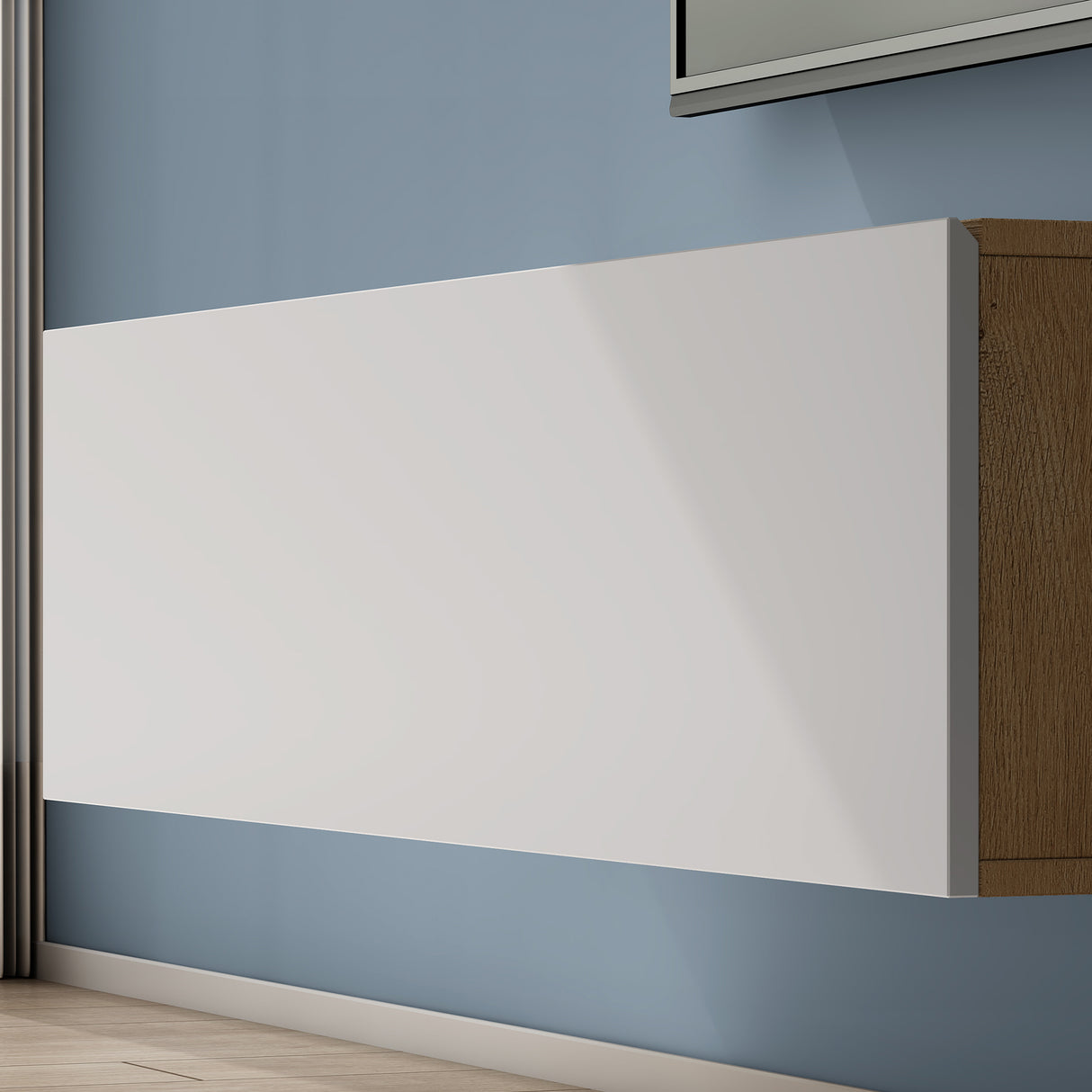 glasvilla mesa de televisión mueble de televisión armario con asa oculta y cierre suave mueble bajo armario colgante para sala de estar mueble de televisión02