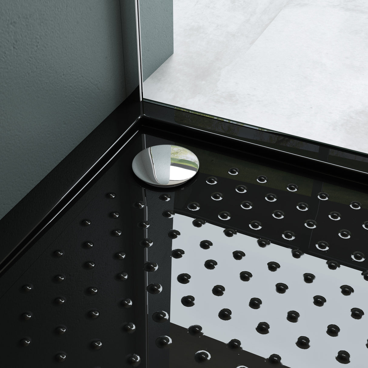 glasvilla Duschwanne Duschtasse Antirutsch de acrílico de alta calidad Cuadrada Lucia