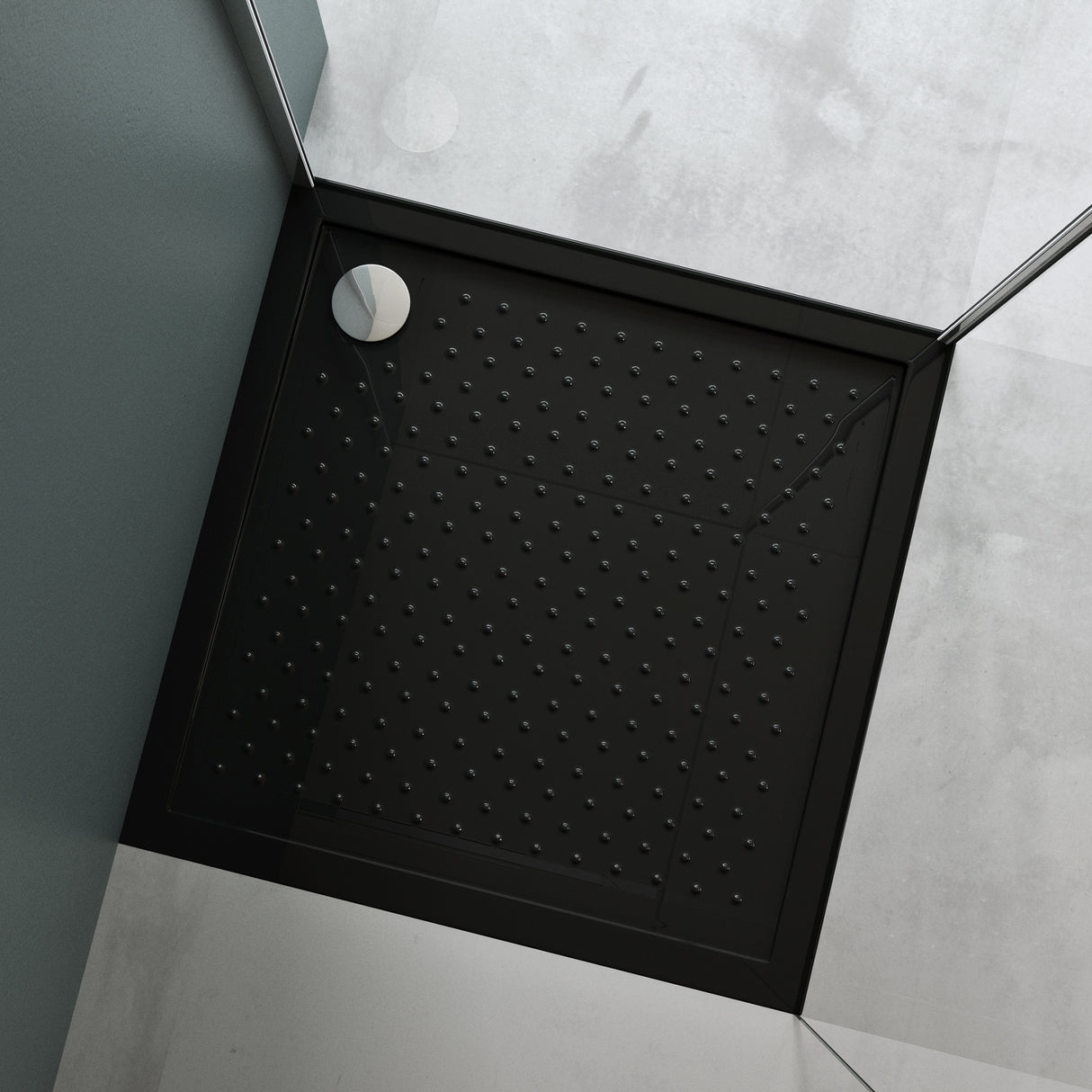 glasvilla Duschwanne Duschtasse Antirutsch de acrílico de alta calidad Cuadrada Lucia