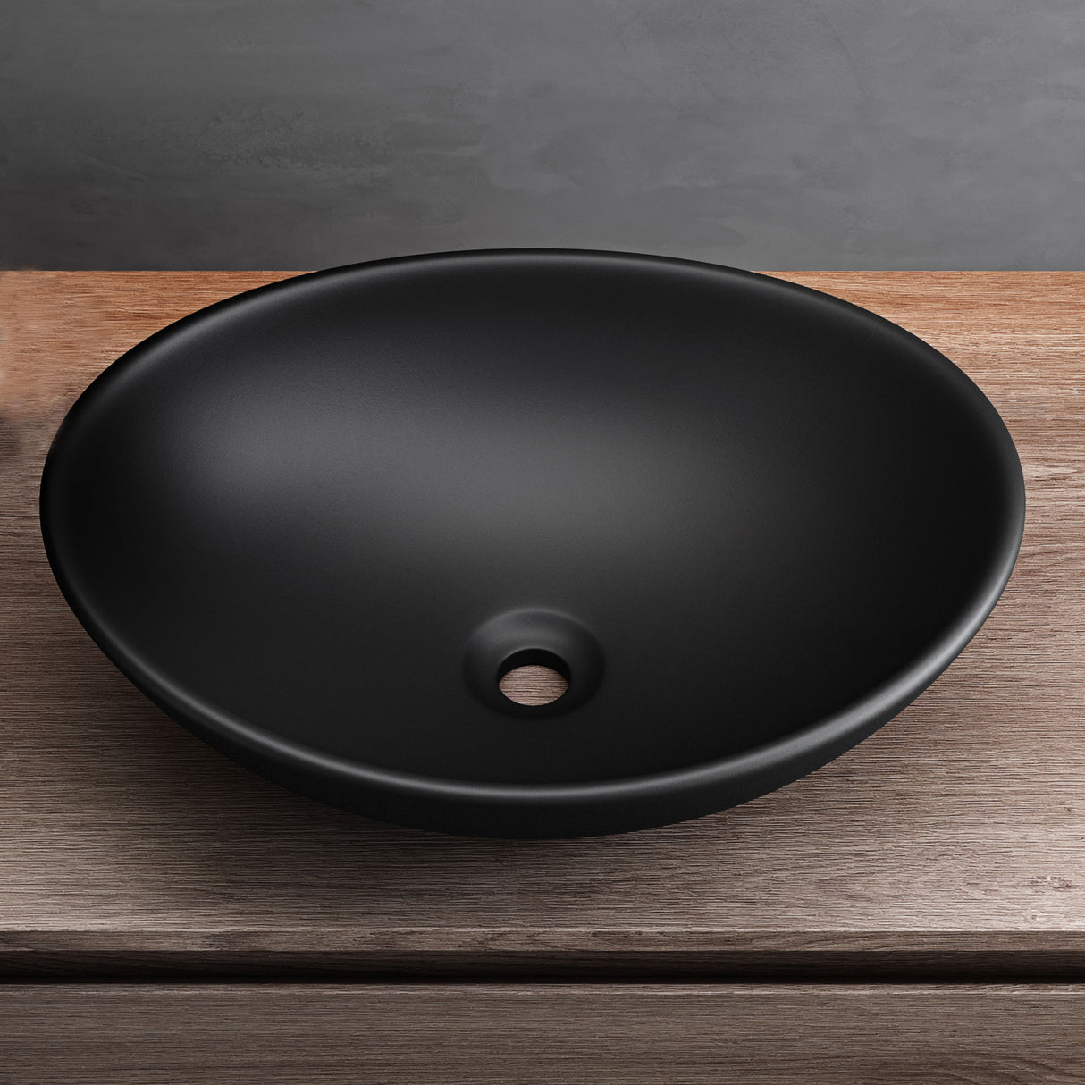 Lavabo de Encimera Glasvilla Brüssel205 Diseño Ovalado con Sellado Nano