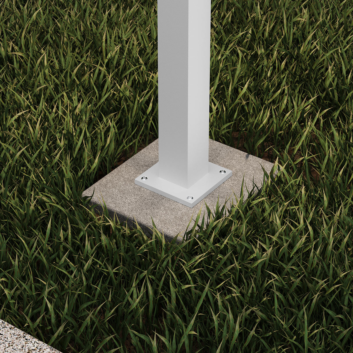 glasvilla Außenleuchte IP65 Wegeleuchte Außen | Pollerleuchte für Garten, 3000K Stehlampe Gartenlampe | Außenlampe Standleuchte 3W Deus Lumina