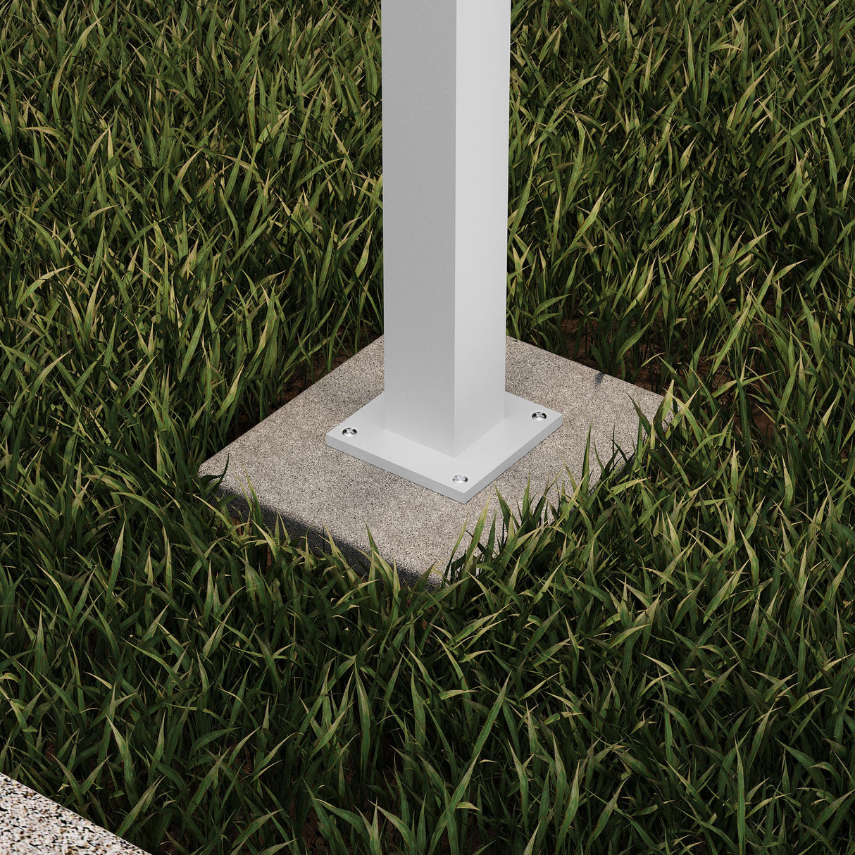 glasvilla Außenleuchte IP65 Wegeleuchte Außen | Pollerleuchte für Garten, 3000K Stehlampe Gartenlampe | Außenlampe Standleuchte 3W Deus Lumina