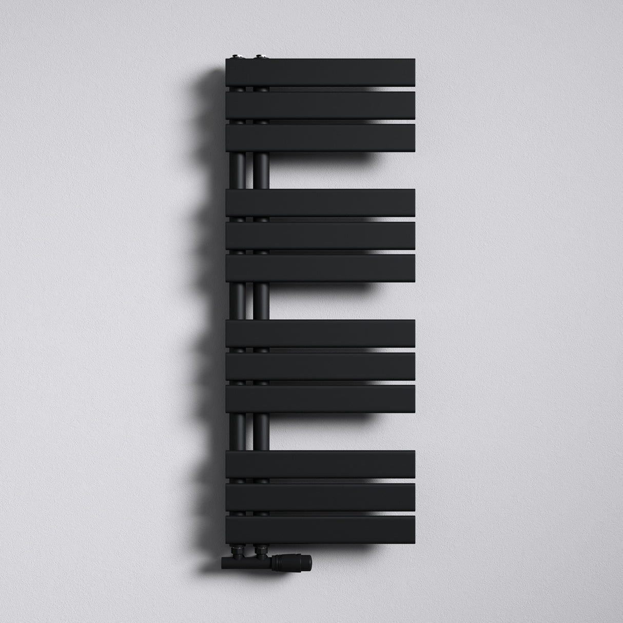 glasvilla Radiateur de Salle de Bain Radiateur Sèche-Serviettes à Raccordement Latéral Plat Sèche-Serviettes FN