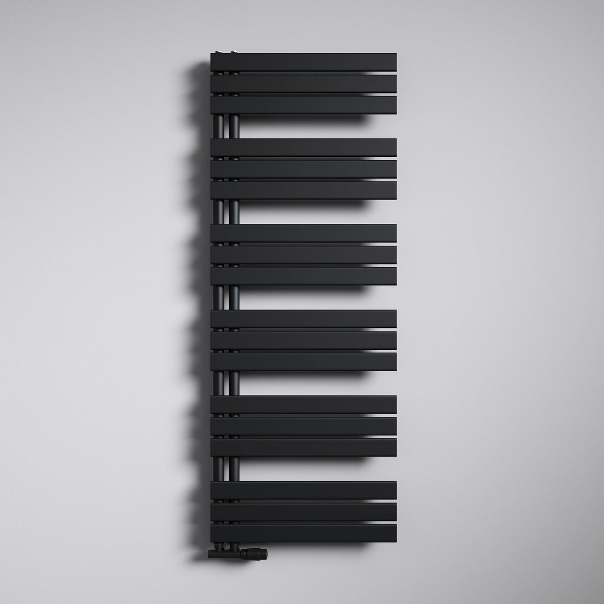 glasvilla Radiateur de Salle de Bain Radiateur Sèche-Serviettes à Raccordement Latéral Plat Sèche-Serviettes FN