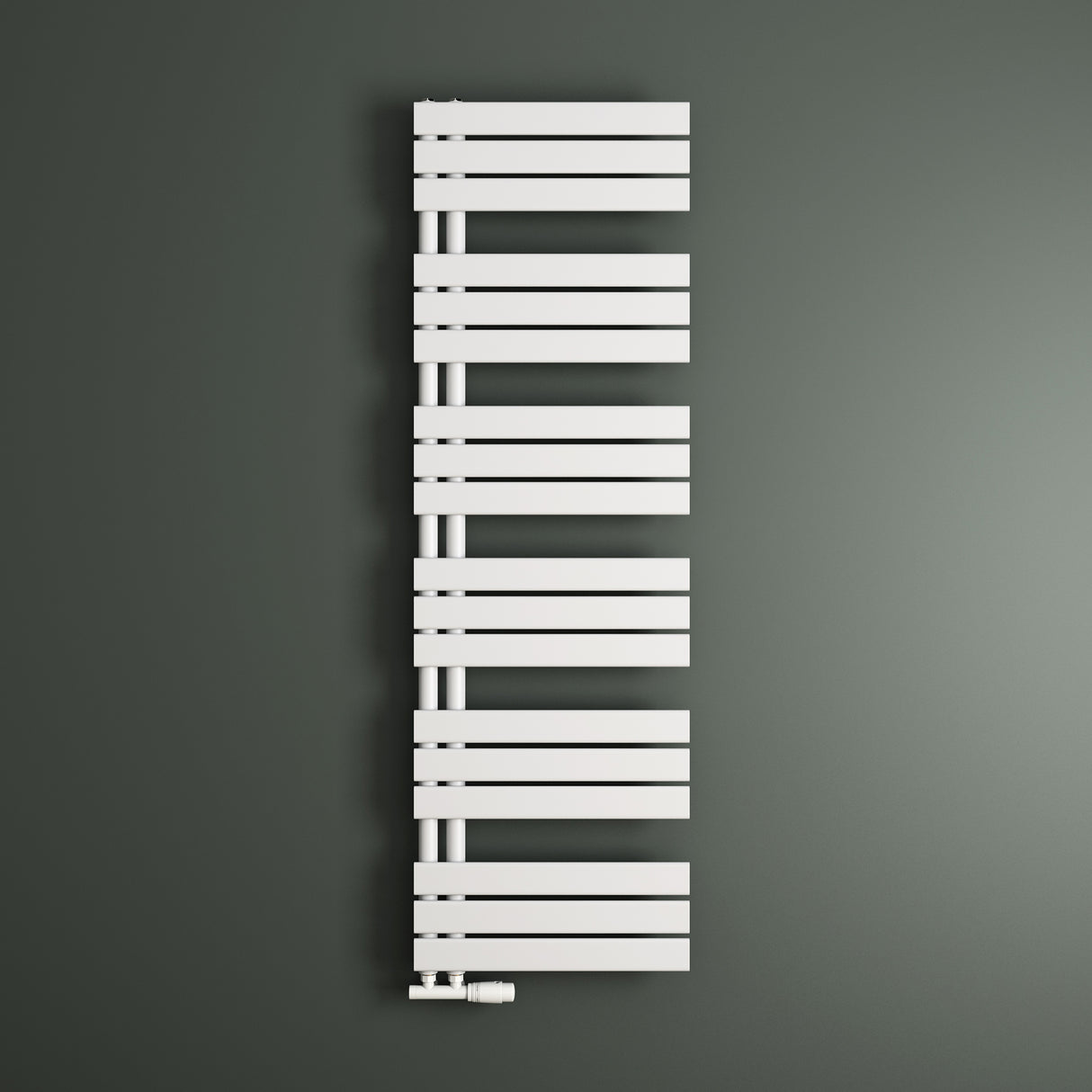 glasvilla Radiateur de Salle de Bain Radiateur Sèche-Serviettes à Raccordement Latéral Plat Sèche-Serviettes FN