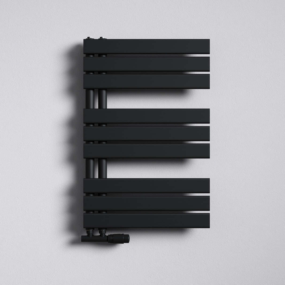 glasvilla Radiateur de Salle de Bain Radiateur Sèche-Serviettes à Raccordement Latéral Plat Sèche-Serviettes FN