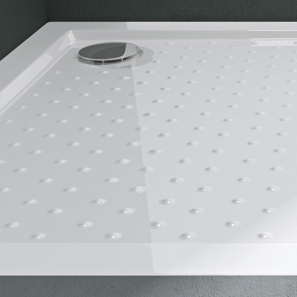 glasvilla Duschwanne Duschtasse Antirutsch de acrílico de alta calidad Cuadrada Lucia