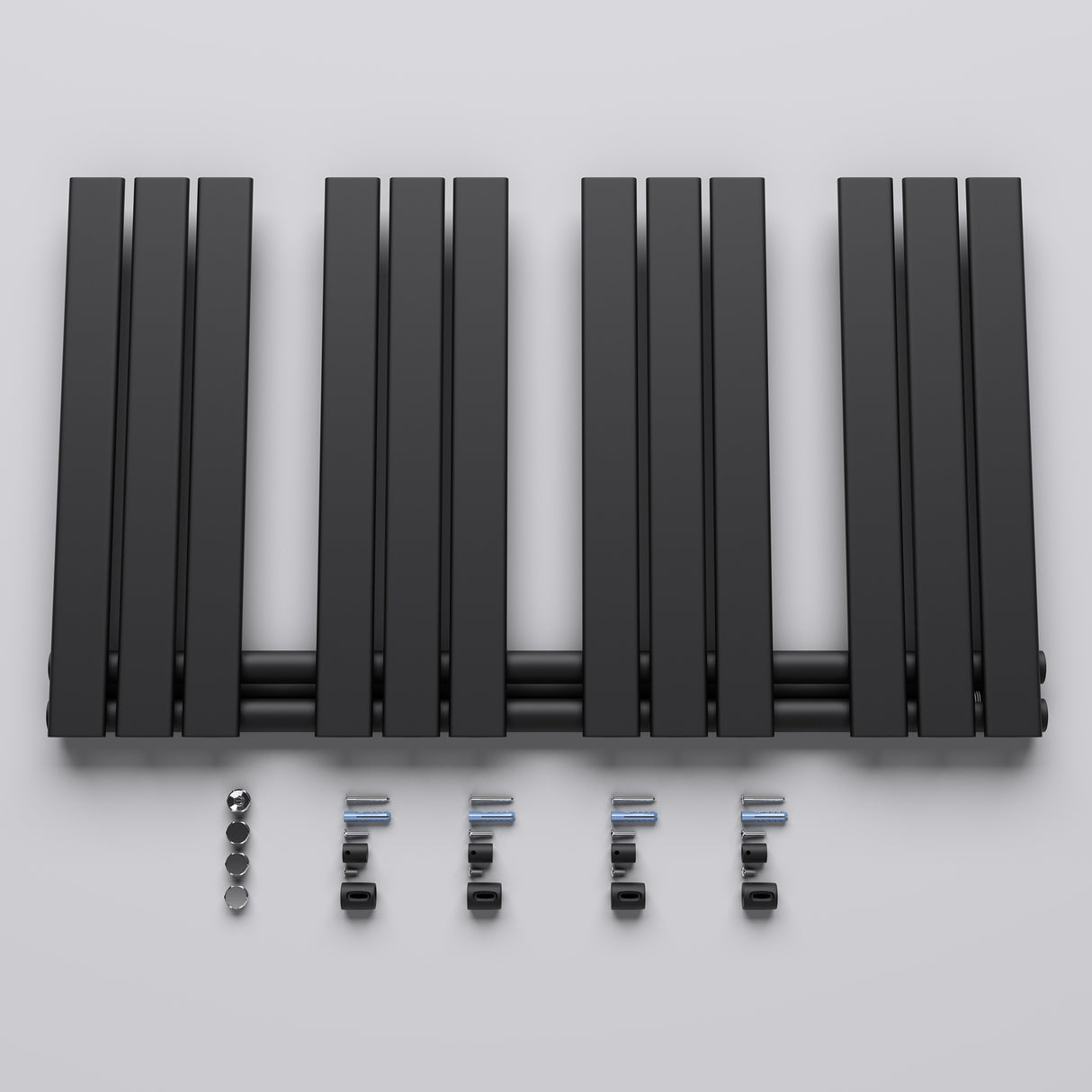 glasvilla Radiateur de Salle de Bain Radiateur Sèche-Serviettes à Raccordement Latéral Plat Sèche-Serviettes FN