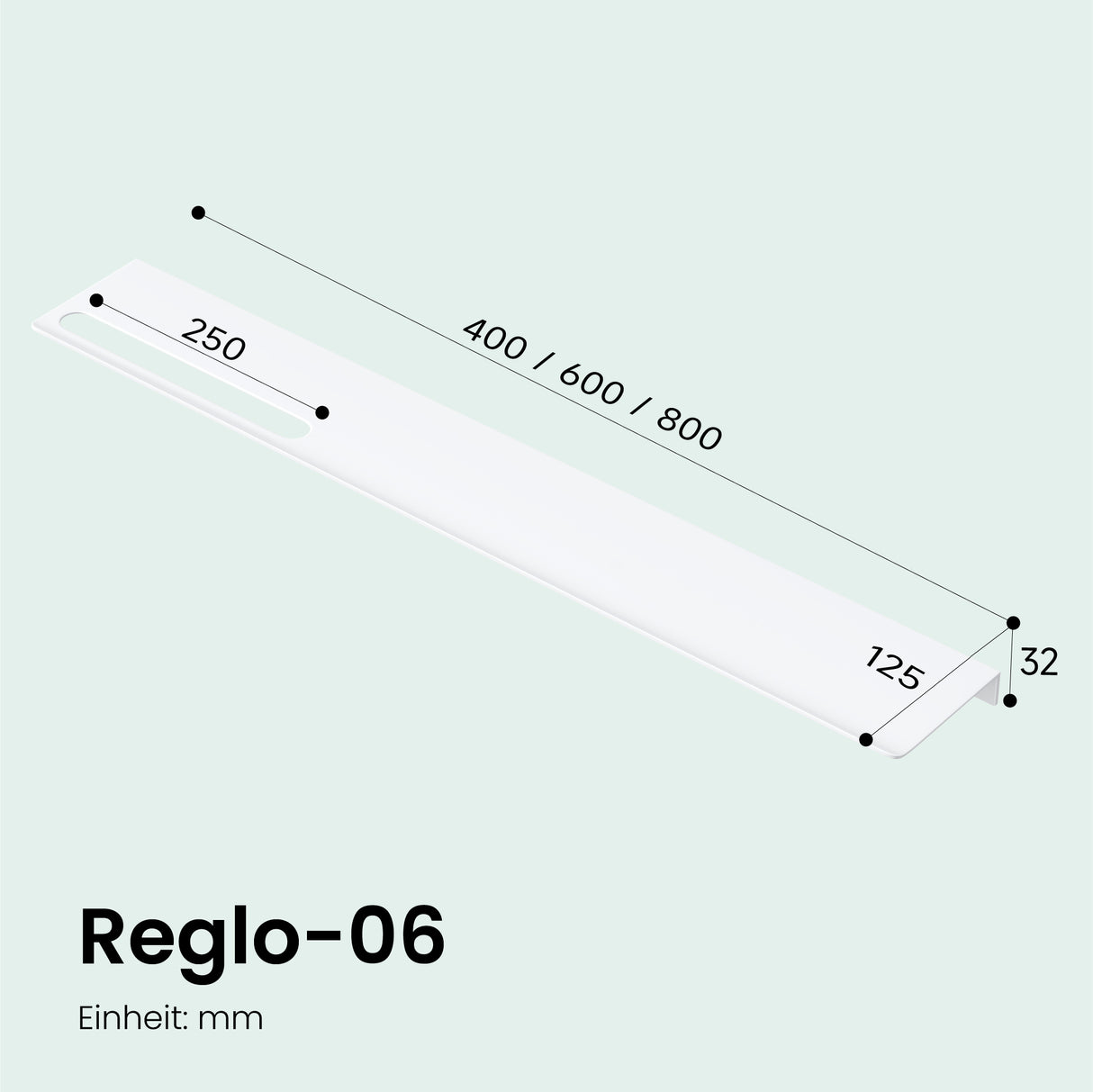 Estante de Ducha Glasvilla Reglo-06 Aluminio Premium 2-en-1 con Toallero (Atornillable o Adhesivo)