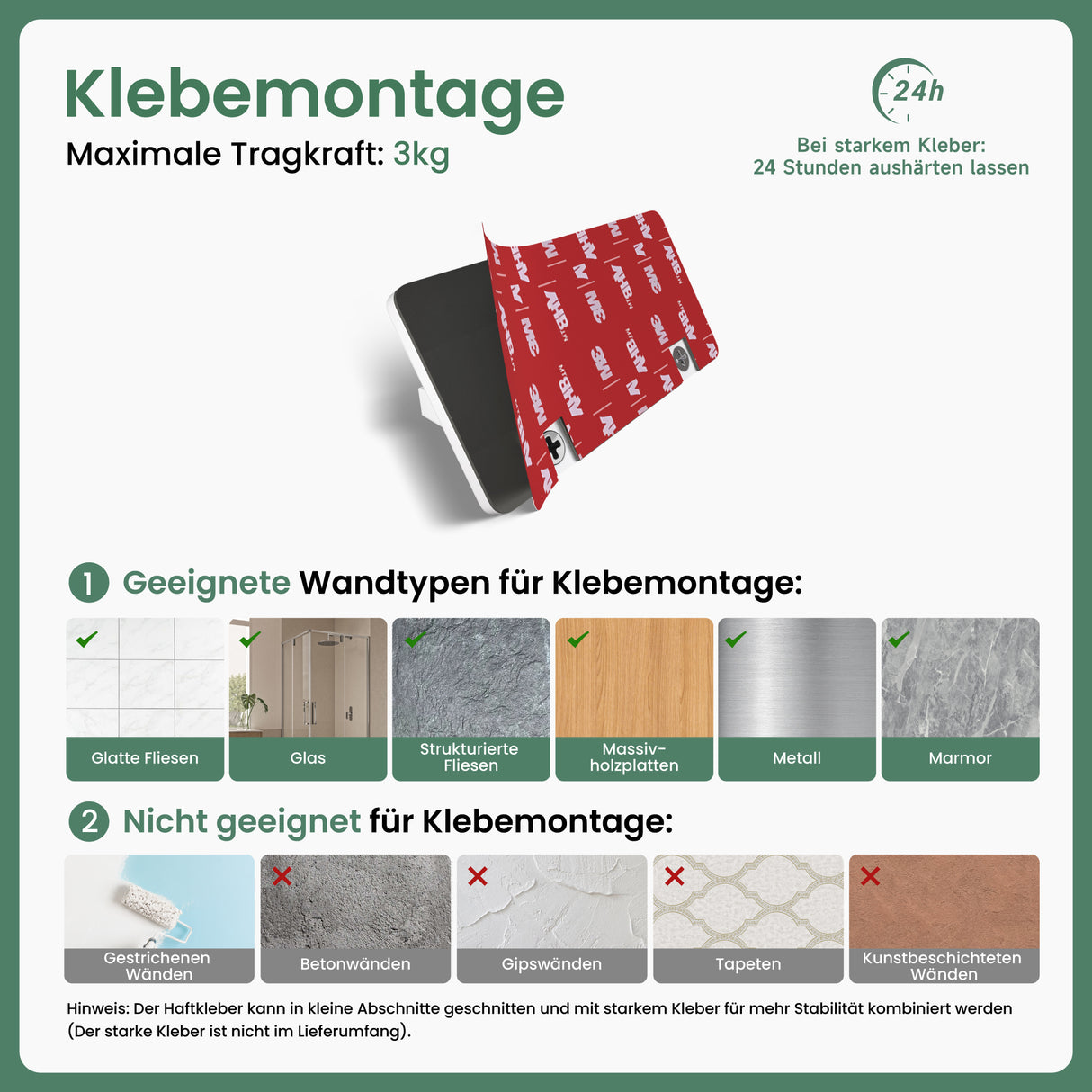 Porte-manteau mural Glasvilla, crochets muraux en aluminium, porte-manteau avec crochets pliables, tringle à vêtements, crochets pour vêtements Stalo-04+05