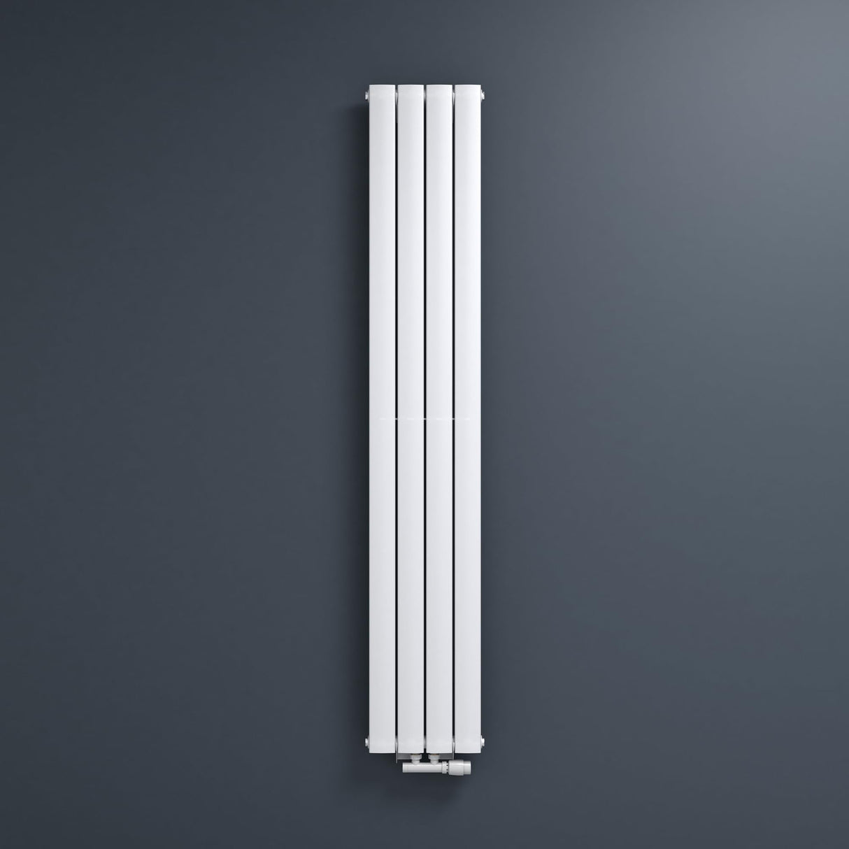 radiador plano Glasvilla con conexión central y conexión lateral, radiador de panel, calefacción de baño, de una capa de acero FV