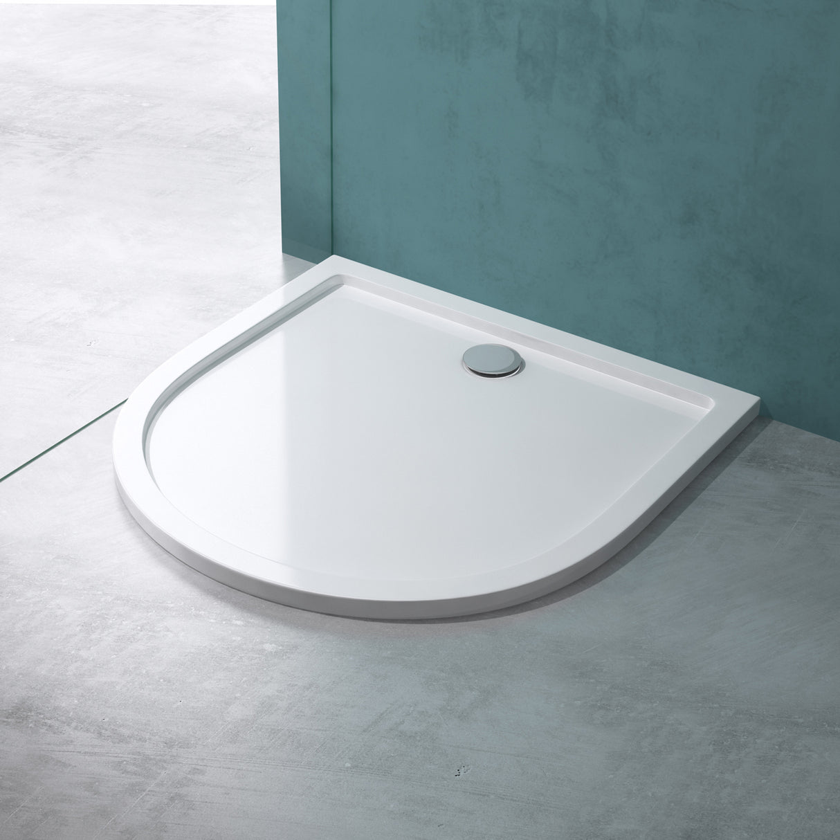 glasvilla Duschtasse Duschwanne de Acrílico Forma: Semicírculo Faro4