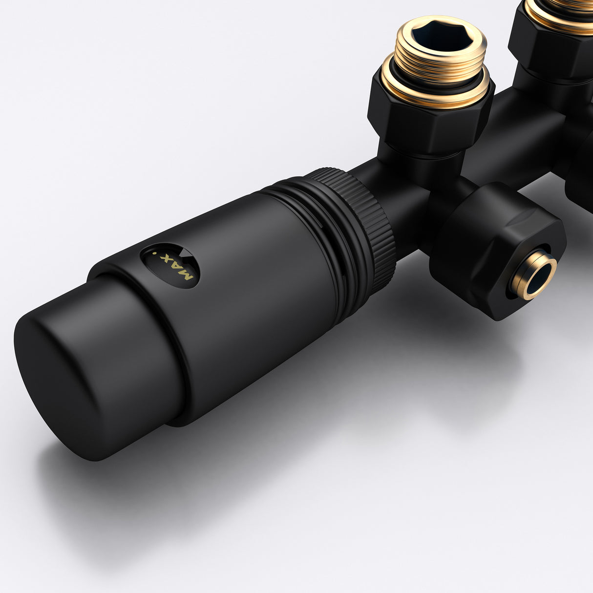 glasvilla Robinet de Radiateur avec Régulateur et Réglage de la Température de 6° à 28° Robinet Thermostatique