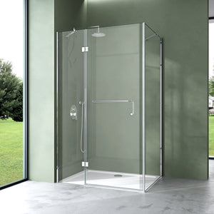 Cabine de douche d'angle