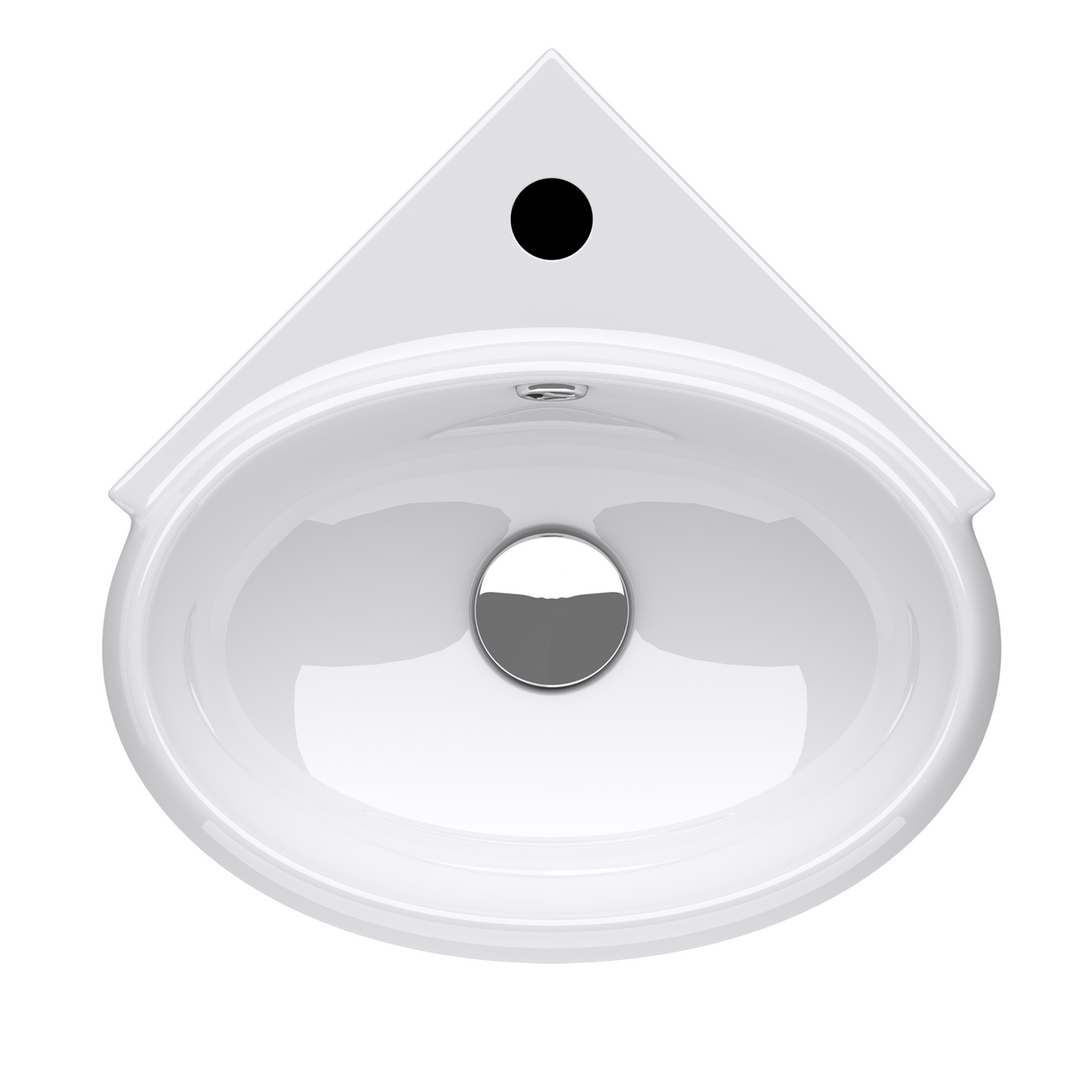 glasvilla lavabo lavabo de encimera lavabo colgante pequeño cuenco de cerámica blanco con recubrimiento nano para el baño y aseo de invitados Bruselas002