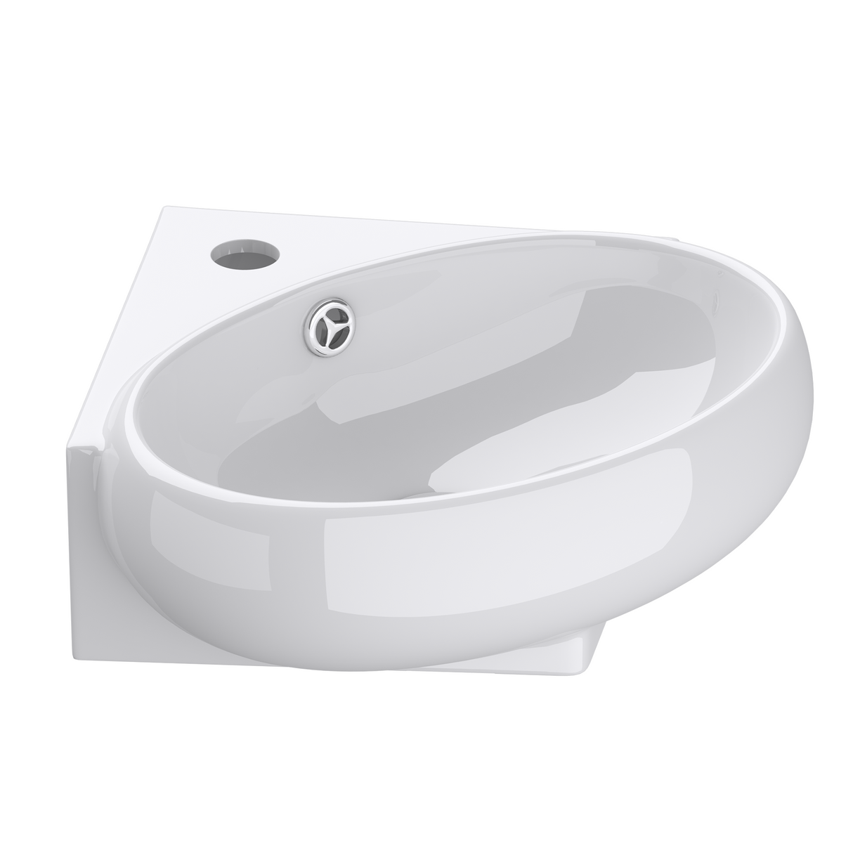 glasvilla lavabo lavabo de encimera lavabo colgante pequeño cuenco de cerámica blanco con recubrimiento nano para el baño y aseo de invitados Bruselas002