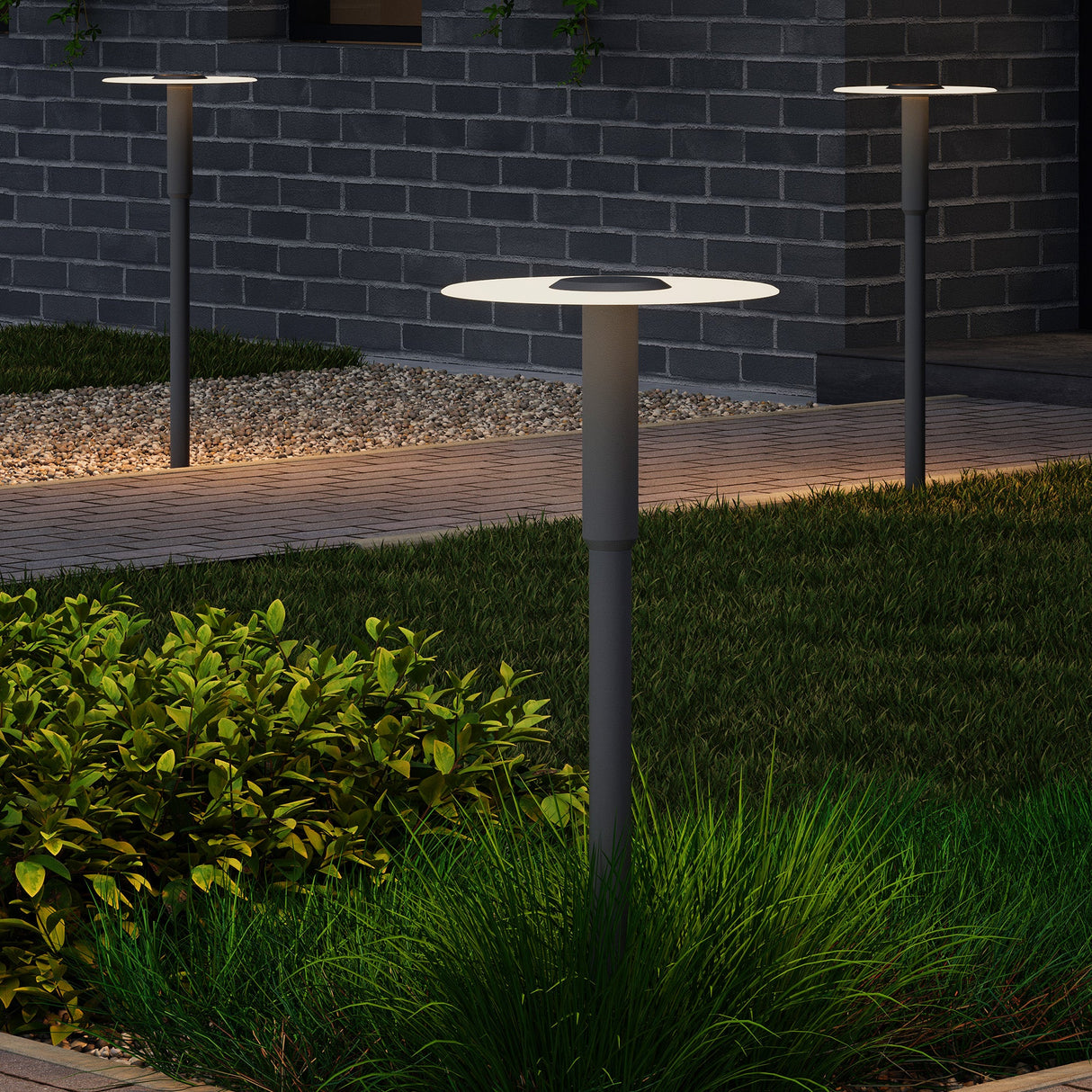 glasvilla Luminaire d’Extérieur ⌀300xH804mm IP65 | Éclairage de Chemin Extérieur | Borne Lumineuse pour Jardin, Lampadaire 3000K | Lampadaire d’Extérieur 6W StellaeLights