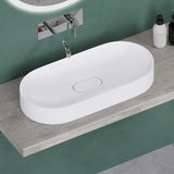 glasvilla Lavabo da Appoggio da Marmo fuso Lavandino Bagno con Rivestimento Nano Colossum826