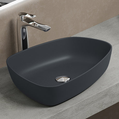 lavabo de mineral de glasvilla lavabo de encimera mueble de baño espacio de lavado cuenco Col826