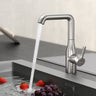 glasvilla Robinet de Cuisine avec Douchette Extractible, Mitigeur Évier Pivotant à 360°, Robinetterie en Acier Inoxydable Turnix-04