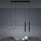 Suspension Glasvilla 100 cm, lampe LED suspendue, design linéaire, 3000K/4000K/6000K, câble réglable, 38W, idéale pour salle à manger, salon ou chambre.