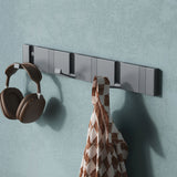 Patères murales Glasvilla sans perçage, porte-manteau mural, crochets muraux en acier inoxydable, barre porte-manteau, crochets Stalo-04+05 