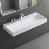 Lavabo Glasvilla Col19 Mineralguss moderno con válvula incluida