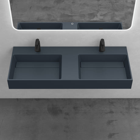 lavabo Glasvilla lavabo de encimera lavabo suspendido de mineral Col12