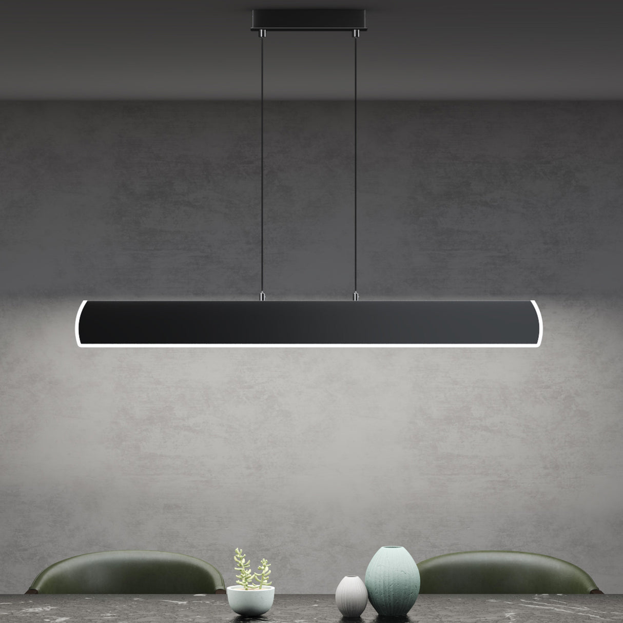 pendelleuchte LED colgante regulable con control remoto cable ajustable lámpara colgante para comedor sala de estar dormitorio