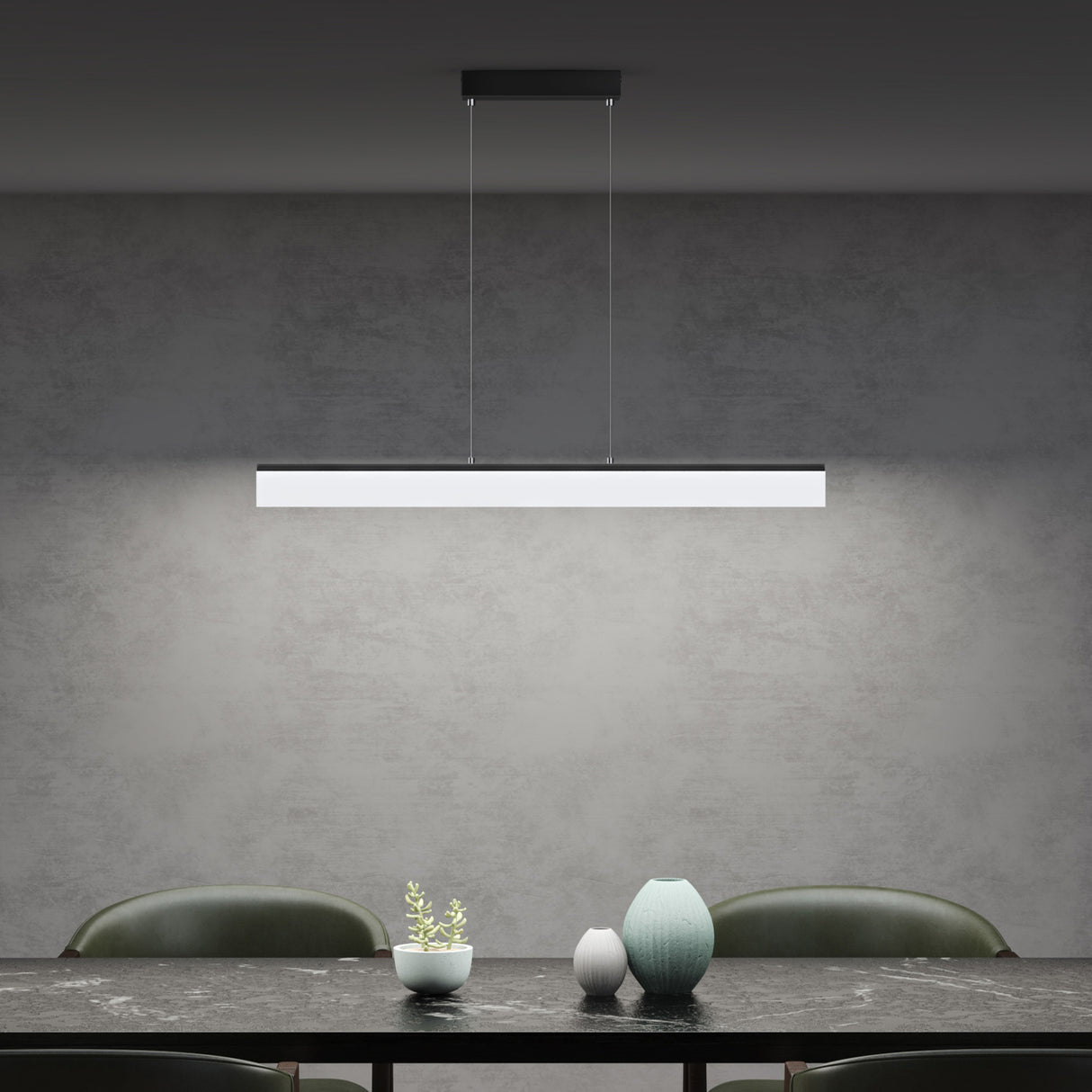 pendelleuchte LED colgante regulable con control remoto cable ajustable lámpara colgante para comedor sala de estar dormitorio