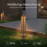glasvilla Luminaire d’Extérieur ⌀120xH700mm IP65 | Borne et Lampadaire de Jardin 3000K | Éclairage de Chemin Extérieur 10W NeoForge