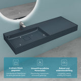 Lavabo Glasvilla Col630 Mineralguss de lujo con diseño moderno