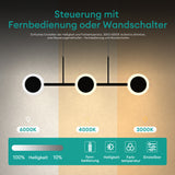 pendelleuchte LED colgante regulable con control remoto cable ajustable lámpara colgante para comedor sala de estar dormitorio