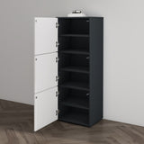 glasvilla Meuble à Chaussures Coffre à Chaussures avec 3 Compartiments LTH 45x36x120 cm Meuble à Chaussures 02