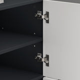 glasvilla Meuble à Chaussures Coffre à Chaussures avec 3 Compartiments LTH 45x36x120 cm Meuble à Chaussures 02