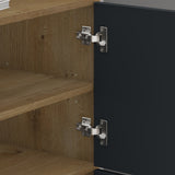 glasvilla Meuble à Chaussures Coffre à Chaussures avec 3 Compartiments LTH 45x36x120 cm Meuble à Chaussures 02