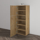 glasvilla Meuble à Chaussures Coffre à Chaussures avec 3 Compartiments LTH 45x36x120 cm Meuble à Chaussures 02