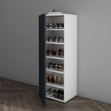 glasvilla Meuble à Chaussures Coffre à Chaussures avec 3 Compartiments LTH 45x36x120 cm Meuble à Chaussures 02