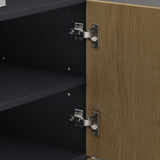 glasvilla Meuble à Chaussures Coffre à Chaussures avec 3 Compartiments LTH 45x36x120 cm Meuble à Chaussures 02