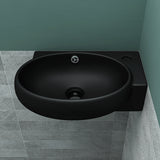 glasvilla Lavabo de invitados WC Lavabo de cerámica con NANO, BTH: 42x28x15cm, Brüssel001