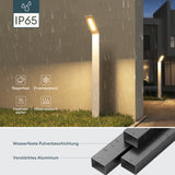glasvilla Éclairage Extérieur IP65 | Éclairage de Chemin Extérieur | Borne Lumineuse pour Jardin, Lampadaire 3000K | Lampe d’Extérieur Lampadaire 6W Pfadfinder