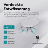 glasvilla Lavabo da Appoggio da Marmo fuso Lavandino Bagno con Rivestimento Nano Colossum826