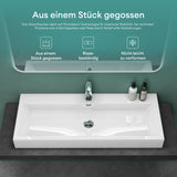 glasvilla Lavabo da Appoggio da Minerale Fuso Lavabo Bagno Sospeso Lavandino Bagno Rettangolare Colossum06