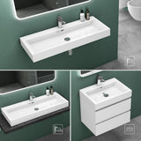 glasvilla Lavabo da Appoggio da Minerale Fuso Lavabo Bagno Sospeso Lavandino Bagno Rettangolare Colossum06