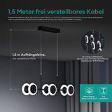 pendelleuchte LED colgante regulable con control remoto cable ajustable lámpara colgante para comedor sala de estar dormitorio