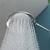 Système de douche Glasvilla avec douchette et pommeau de douche, douche de pluie, kit de fixation murale