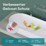 glasvilla Lavabo da Appoggio da Marmo fuso Lavandino Bagno con Rivestimento Nano Colossum826